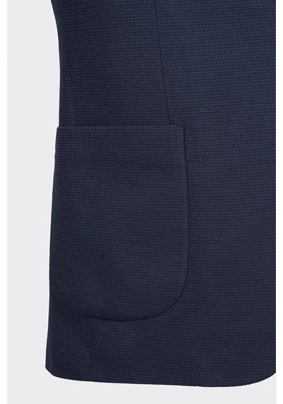 Lacivert Casual Slim Fit Bi-stretch Ceket A.lacivert