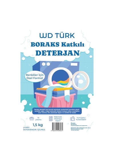 Boraks Katkılı Deterjan 1,5 Kg Renkliler İçin Özel