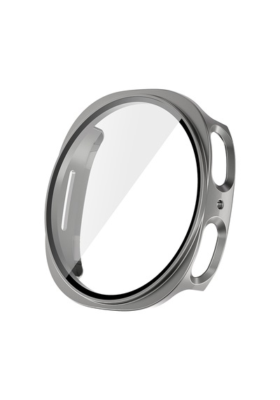Galaxy Uyumlu Watch 8 40mm Sert Pc Kasa Ve Ekran Koruyucu Mkst Watch Gard 38 - Siyah