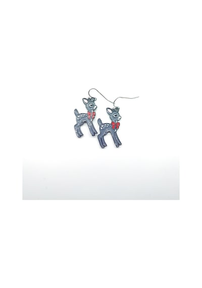 Tedz Collection Bambi Pin Küpe Çok Renkli