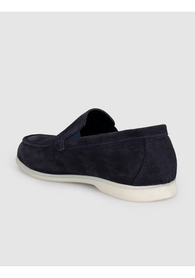 Cabani Erkek Süet Lacivert Loafer