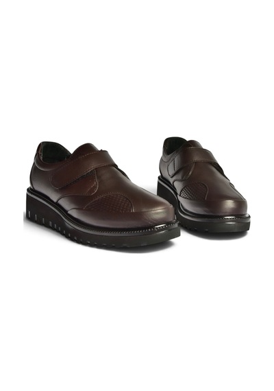 Fox Shoes Z555251003 Kahverengi Hakiki Deri Günlük Kadın Ayakkabı