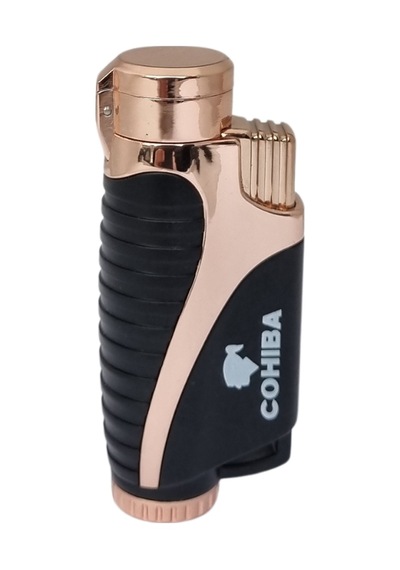 3 Torch Pürmüz Siyah-bronz Puro Çakmağı - Tr7618