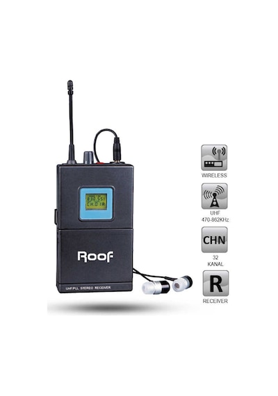 Roof R-3r 32 Kanallı Pilli Mikrofon Alıcısı