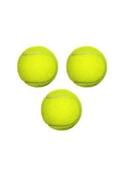 Tenis Topu Antrenman Sarı 3 Adet Birden Köpek Dişleme Topu Oyun T