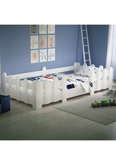 Tuliplifeyapımarket Tuliplife Montessori Karyola Beyaz Oval Köşe (512289265)