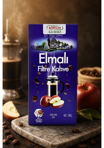 Köylüm Gurme Elmalı Filtre Kahve 100 Gr Öğütülmüş