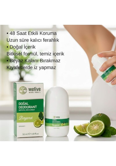 Welive Bergamot Aromalı Roll-on Deodorant 50 ML
