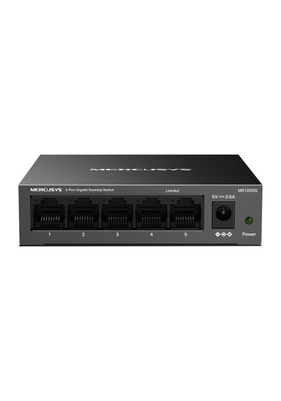 Mercusys Ms105gs, 5-port Gigabit Desktop Switch Sku: Zeus8690010105974