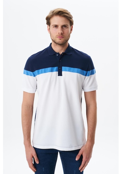 AR-MA Arma Erkek Regular Fit Basic % 100 Pamuk Pike Polo Yaka Tişört Y29374354702 Lacivert