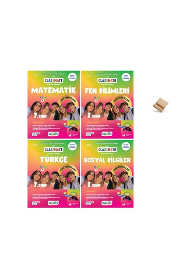 Okyanus 7. Sınıf Maarif Matematik Fen Türkçe Ve Sosyal 4lü Set Soru Fasikülleri + Telefon Standı