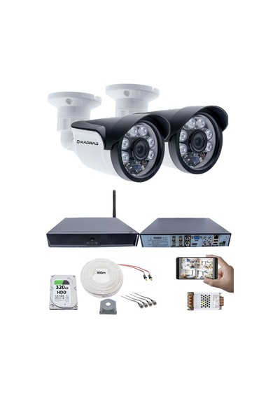 2 Kameralı Güvenlik Seti - 5mp Sony Seculens Kdj-2s-6al-ss-v1
