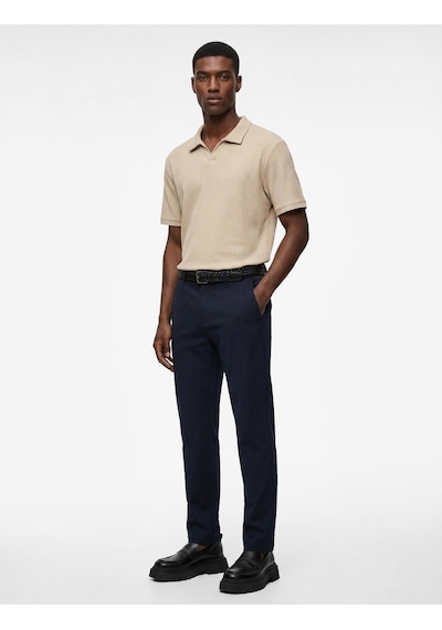 Koton Viskon Karışımlı Cepli Slim Fit Kumaş Pantolon Lacivert 6sam40079hw