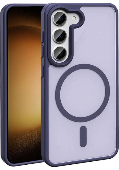 Nihcase Samsung Uyumlu Galaxy S23 Kılıf M-safe Şarj Özellikli Mat Arka Yüzey Sio Kapak