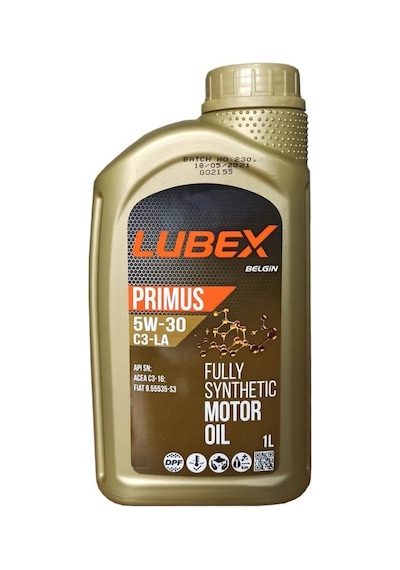 Lubex Primus 5W-30 C3-La Dpf Partiküllü Tam Sentetik Motor Yağı 6 x 1 L