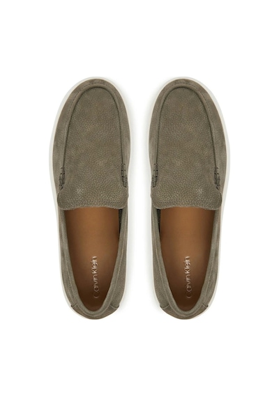 Calvin Klein Hibrit Nubuk Makosen Erkek Loafer Hm0hm01902-mtb Yeşil