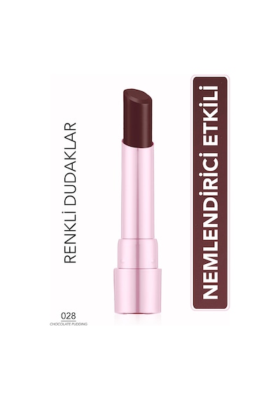 Flormar Sheer Up Sweet Escape Yarı Transparan & Parlak Bitişli Nemlendirici Ruj 028 Chocolate Pudding