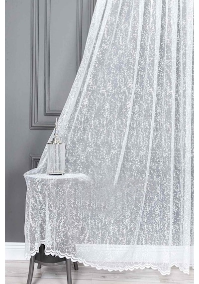 Evdepo Home Kullanıma Hazır Örme Tül Perde (540715464)