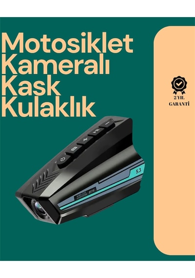Golook Destekli Motosiklet Kask Kamerası - 50 Saat Pil, Geniş Açı