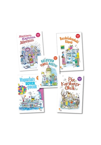 Kalem Hediyeli, Pat Karikatür Okulu - Kedilerin Kaybolma Mevsimi 3 Kitap, Behiç Ak 5 Kitap