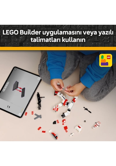 LEGO® Star Wars™ Klon Şok Trooper™ Robotu 75448 - 6 Yaş Üzeri Çocuklar için Figür İçeren Yaratıcı Oyuncak Yapım Seti (151 Parça)
