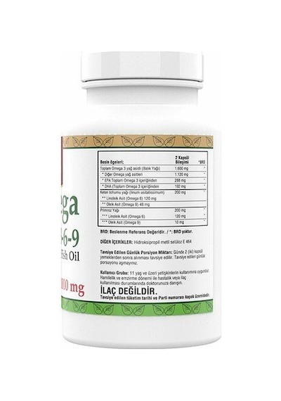 Ncs Omega 3-6-9 Fish Oil 1000 MG 200 Softgels