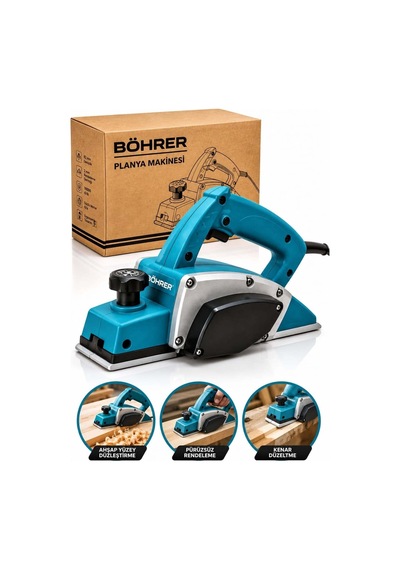 Böhrer BA0115391 Elektrikli Planya Rende Makinesi
