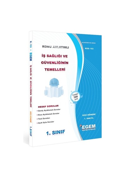 Egem Aöf Anadolu İş Sağlığı Ve Güvenliği Konu/soru Seti
