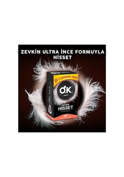 Çok İnce Yapılı Vanilya Aromalı 20'li Prezervatif