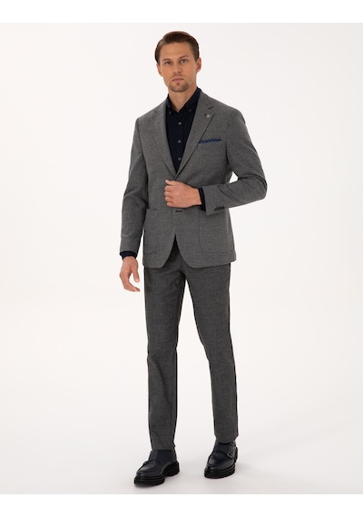 Pierre Cardin Erkek Füme Ceket 50317640-vr058 Füme