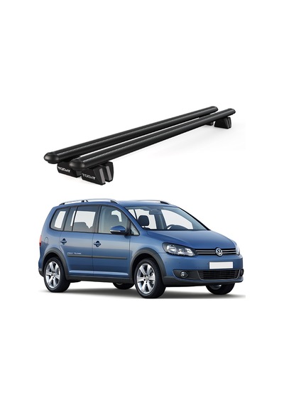 Pençe Volkswagen Touran Cross 2006 Ve Sonrası Uyumlu Siyah Ara Atkı Port Bagaj Tavan Barı