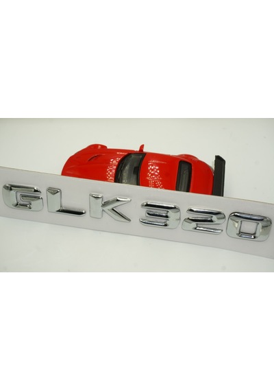 GLK 320 Bagaj Krom Metal 3M 3D Yazı Logo