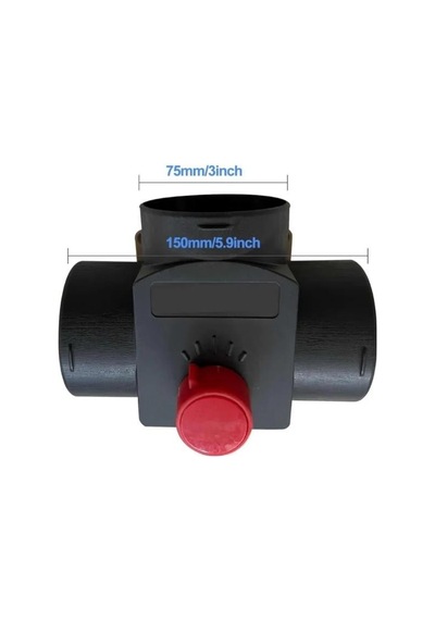 Shuıvan Webasto Tipi Isıtıcı 75mm Hava Dağıtıcı Ayırıcı Klapeli T - Ayarlı-1616 Çok Renkli