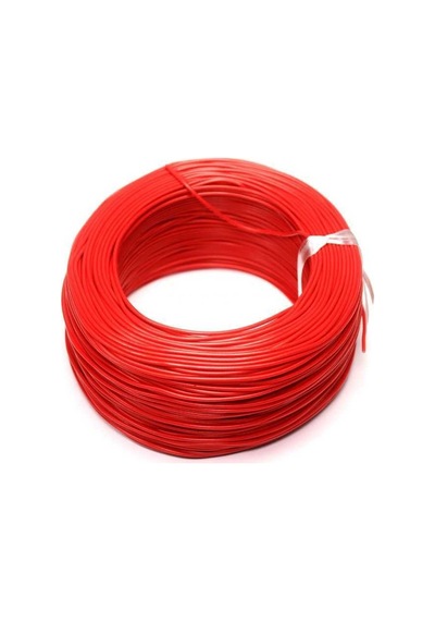 Robotistan 100 Metre Tek Damarlı Montaj Kablosu 24 Awg - Kırmızı