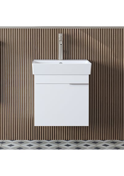 Likya Ayaksız Tek Kapaklı Lavabolu 49 Cm Banyo Dolabı Alt, Mini Lavabolu Alt Banyo Dolabı Beyaz Likya Ayaksız Tek Kapaklı Lavabolu 49 Cm Banyo Dolabı Alt, Mini Lavabolu Alt Banyo Dolabı Beyaz