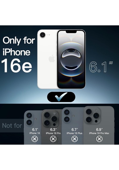 Apple Uyumlu iPhone 16e Kılıf Kamera Korumalı Yumuşak Şeffaf Silikon