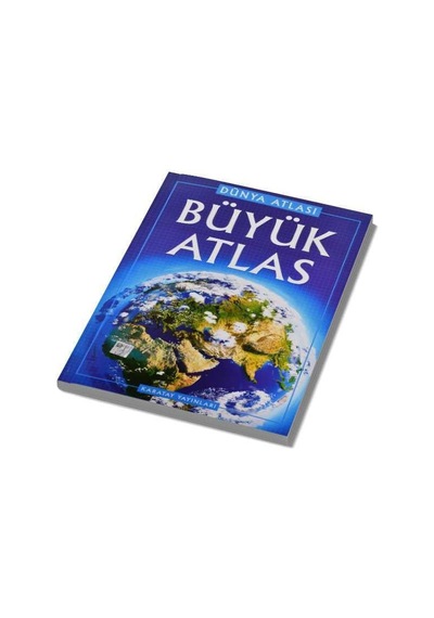 Büyük Atlas Atlası Karton 1 Adet