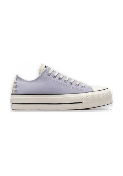 Converse A12553c Chuck Taylor All Star Lift Crafted Laces Platform Sneaker Lila Unisex Aya Lila