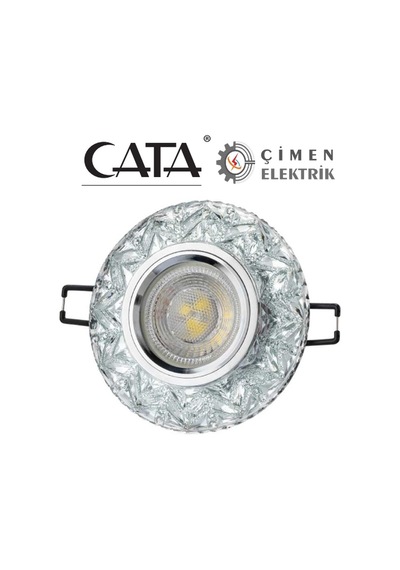 Cata Ct 6598 Kristal Cam Spot Kasası Şeffaf