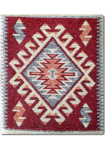 40x40 Kilim Sandalye Ve Koltuk Minderi, kırmızı
