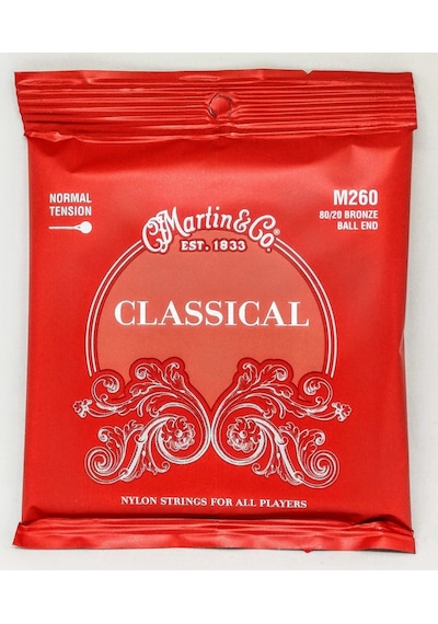 Martin Co M260 Normal Tansıon Klasik Gitar Tel Seti