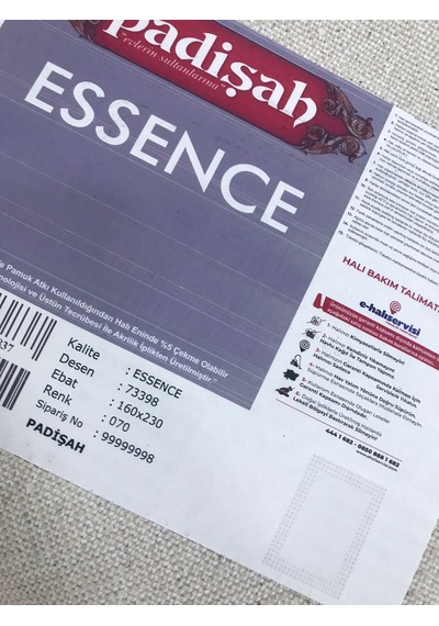 Padişah Halı Essence 73398 070 Serisi Akrilik Salon Oturma Yatak Odası Halısı Kahve