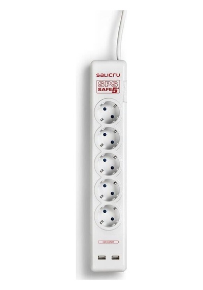 Salicru Usb'li Akım Korumalı Priz 5' Li 1.5 M