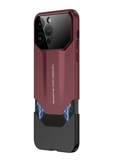 Apple Uyumlu iPhone 14 Pro Max Kılıf Çift Parçalı Mıknatıs Tasarımlı Zore Ays Pro İkili Kapak