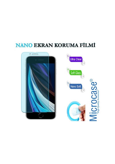 Microcase Apple Uyumlu iPhone Se 2020 Nano Esnek Ekran Koruma Filmi