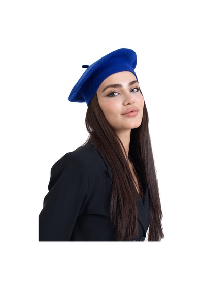 Ladycolor Fransız Keçe Bere Ressam Lacivert