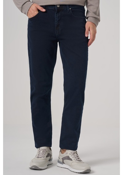 Morven Erkek Lacivert Denim 5 Cep Dynamic Fit Jean Kot Pantolon 26ms003013200 Lacivert