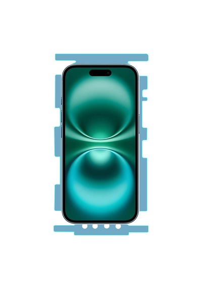 Microcase Apple Uyumlu iPhone 16 Ön Arka Yan Koruma Full Body Film-fl360