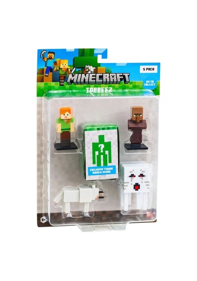 Minecraft 3d Figür Toppeez 5'li Set Mc2040 Model 3 Minecraft