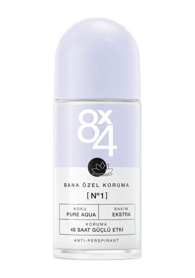 8x4 Bana Özel Koruma No:1 Pure Aqua Kadın Roll-On Deodorant 50 ML